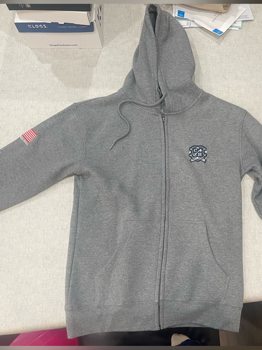 NWT Unisex Congress Hall souvenir shop Zip Up